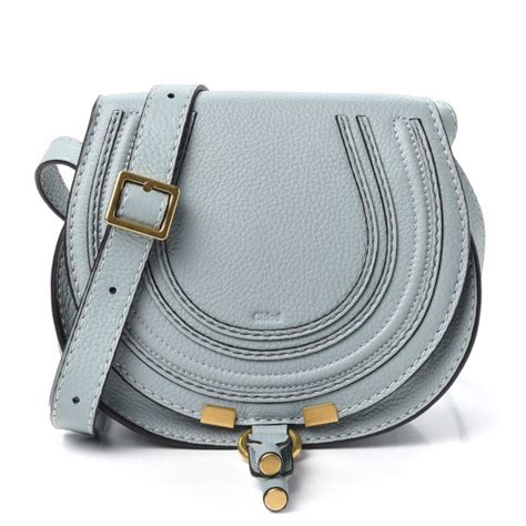 chloe mini marcie faded blue|CHLOE Calfskin Mini Marcie Round Crossbody Bag .